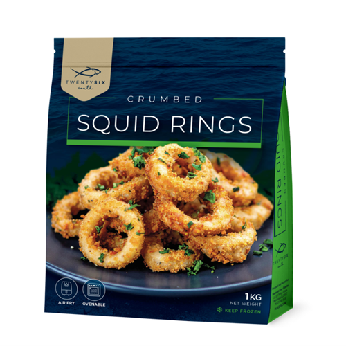 Crumbed Squid Rings